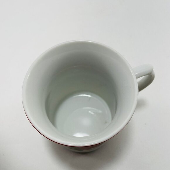 Colonial Candle Hart Christmas Mug Red Cardinal Bird Birdwatcher Japan Vintage - Picture 7 of 10